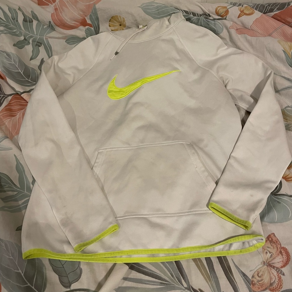 White Nike hoodie